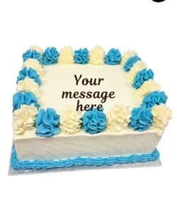 Two Colour Cake (Square)