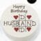 fresh Cream Birthday Cakes with fruit jam hearts and for lovely Dad and Husband