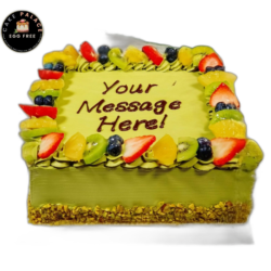 Mix fruit Pistachio cream cake