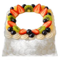 Fully Loaded Fruits and Almond Cake
