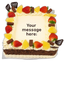 Flake and Fruit cake