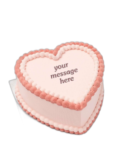 pink Heart shape cake