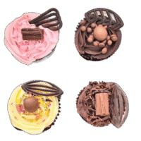 Box of 4 egg free cupcakes in Sheffield