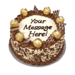 Ferrero & Chocolate Birthday Cake
