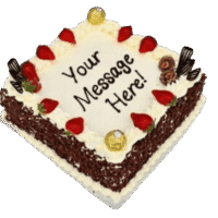 Egg Free Ferrero & Strawberry Celebration Cake decorated with fresh strawberries, Ferrero chocolates and chocolate flakes