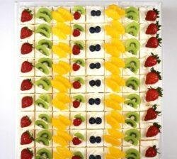 Fresh Fruit Celebration Sheet Cake Sheffield | Mixed Fruit Party Cake