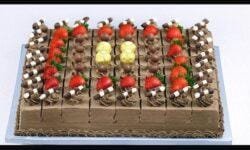 Chocolate Fresh Cream Sheet Cake Sheffield | Chocolate Party Celebration Cake