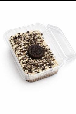 Oreo Milk Cake Dessert Box with Fresh Cream, Chocolate Drizzle and Oreo Crumbs | Sheffield