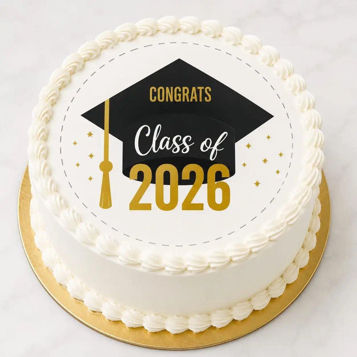 Graduation Fresh Cream Cake 2 Graduation Fresh Cream Cake 2
