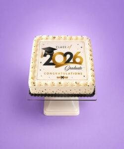 Graduation Fresh Cream Cake 1 from Cake Palace Sheffield.